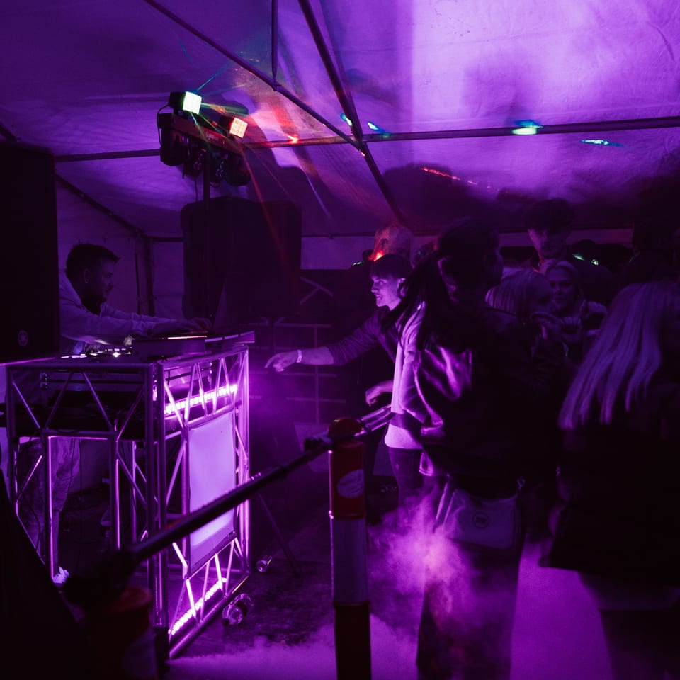Birthday party DJ celebration at a Brisbane event